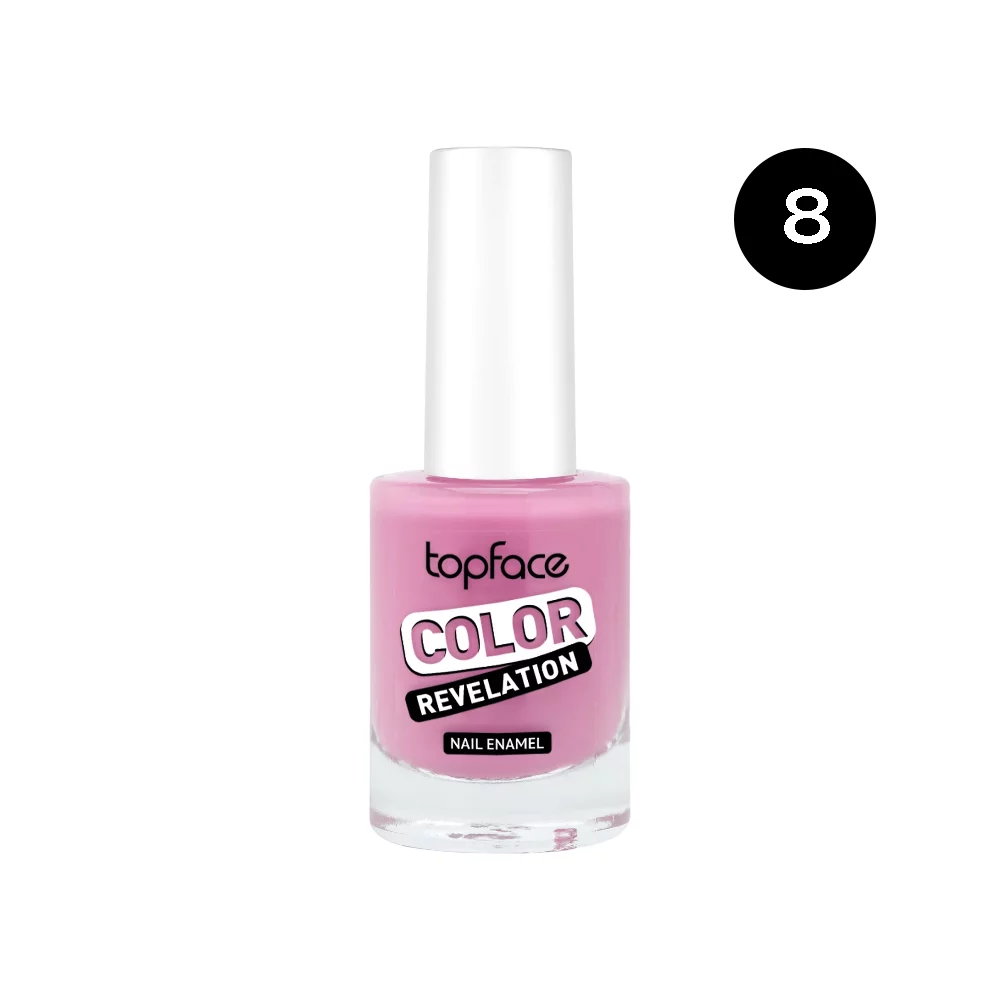 توب فيس طلاء أظافر كولور رفليشين - وردي