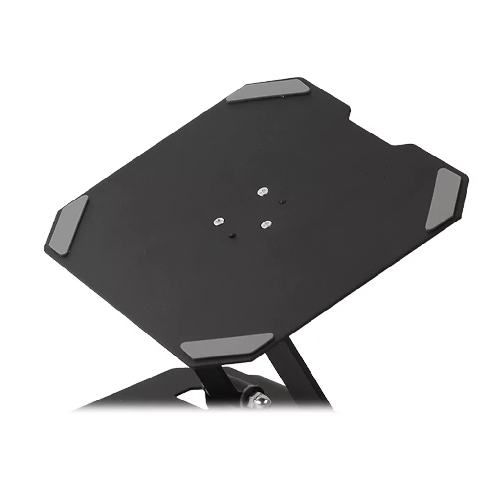 حامل هاتف معدني قابل للطي والدوران مع قاعدة تثبيت