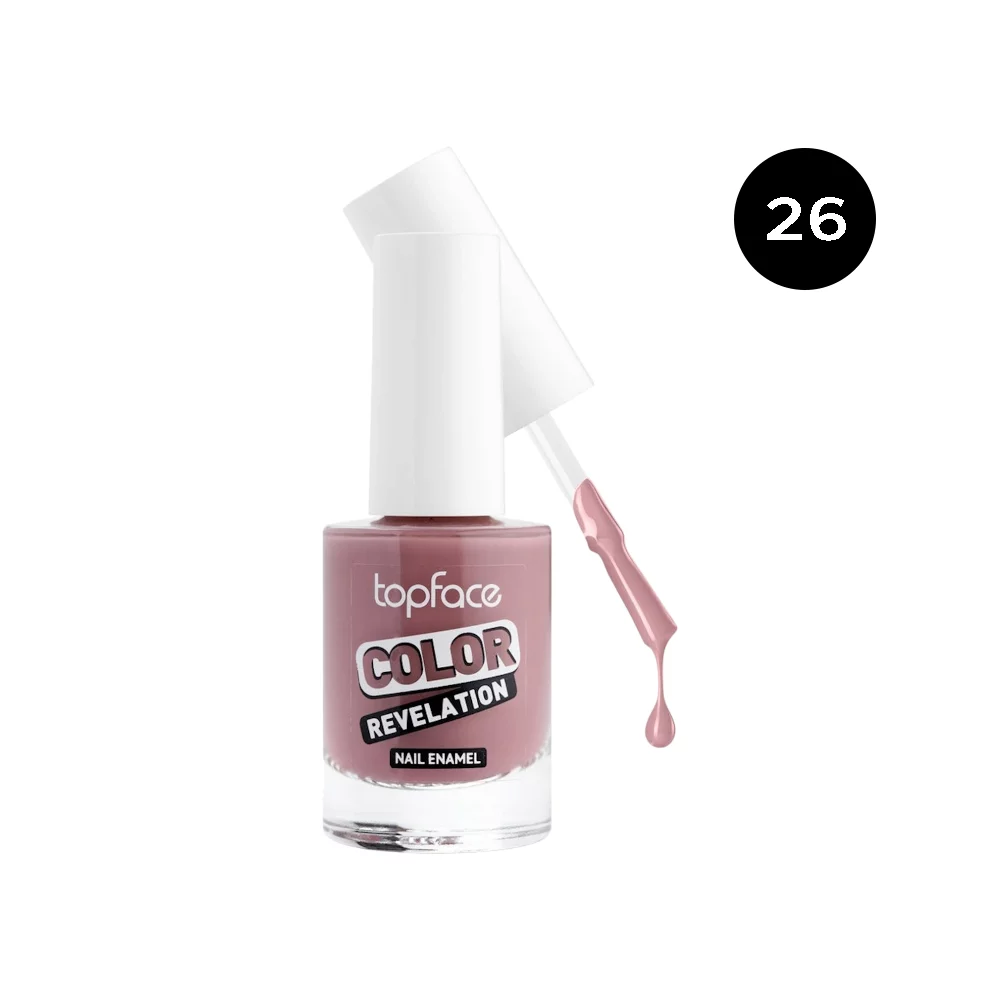 توب فيس طلاء أظافر كولور رفليشين - لحمي